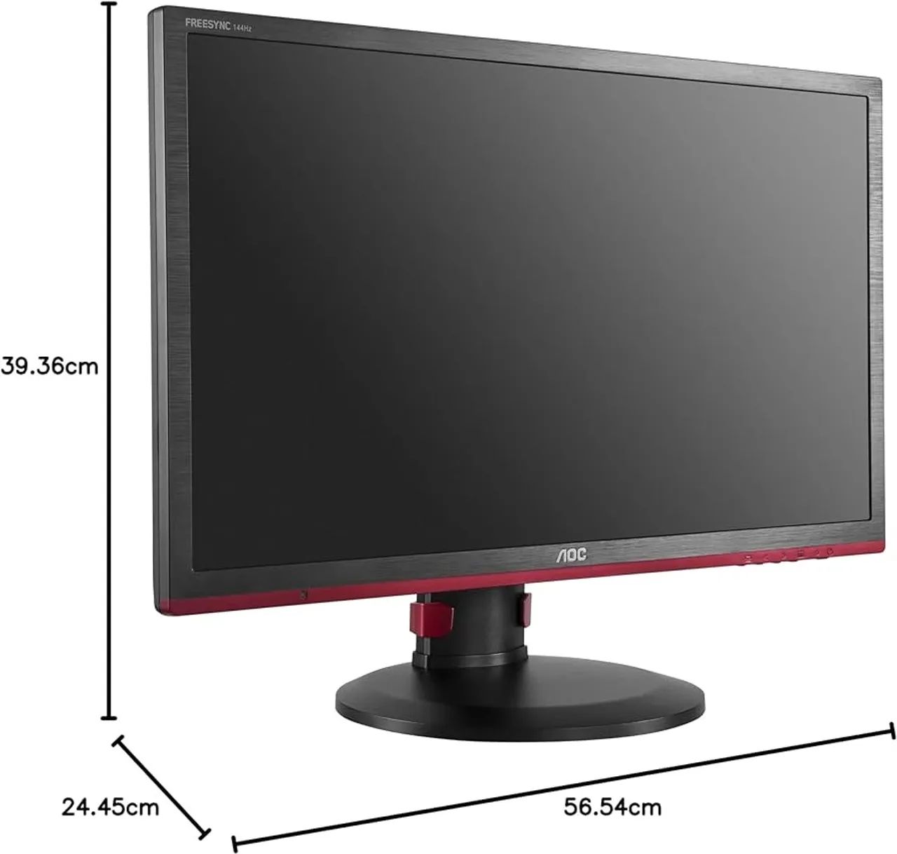 AOC Monitor de jogos G2460PF 24 polegadas, FreeSync, FHD (1920 x 1080), Painel TN, 144 Hz - Foto 2