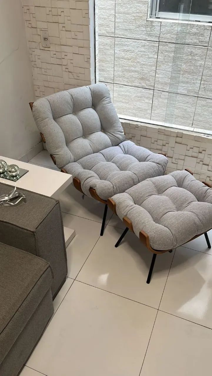 Poltrona Costela de Adão + Puff