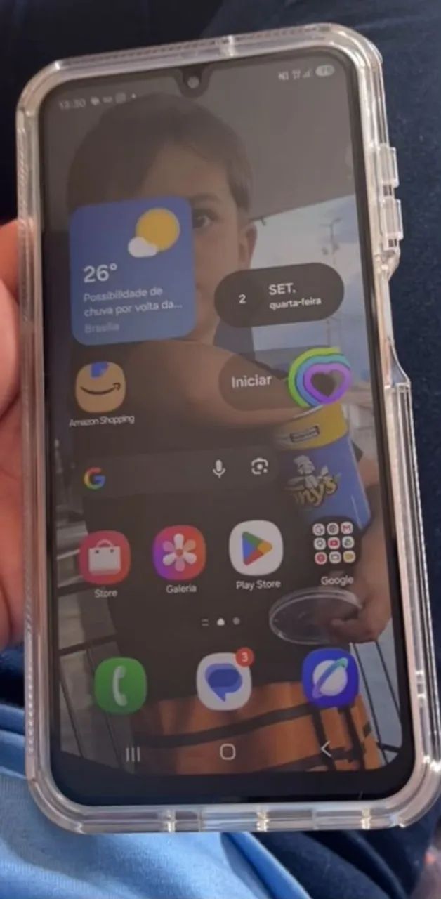 Celular a 17 Samsung menos de 1 mes de uso