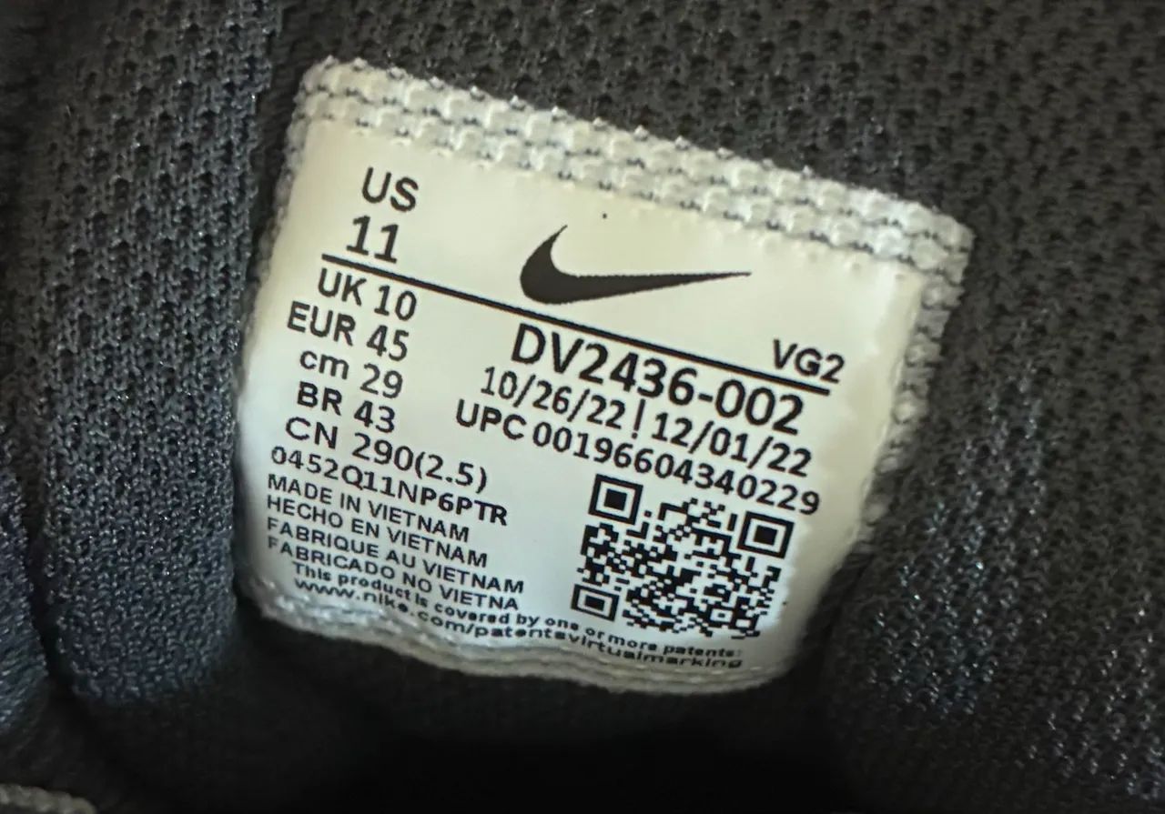 Tênis Nike E-Series AD 43 Original Usado  - Foto 4