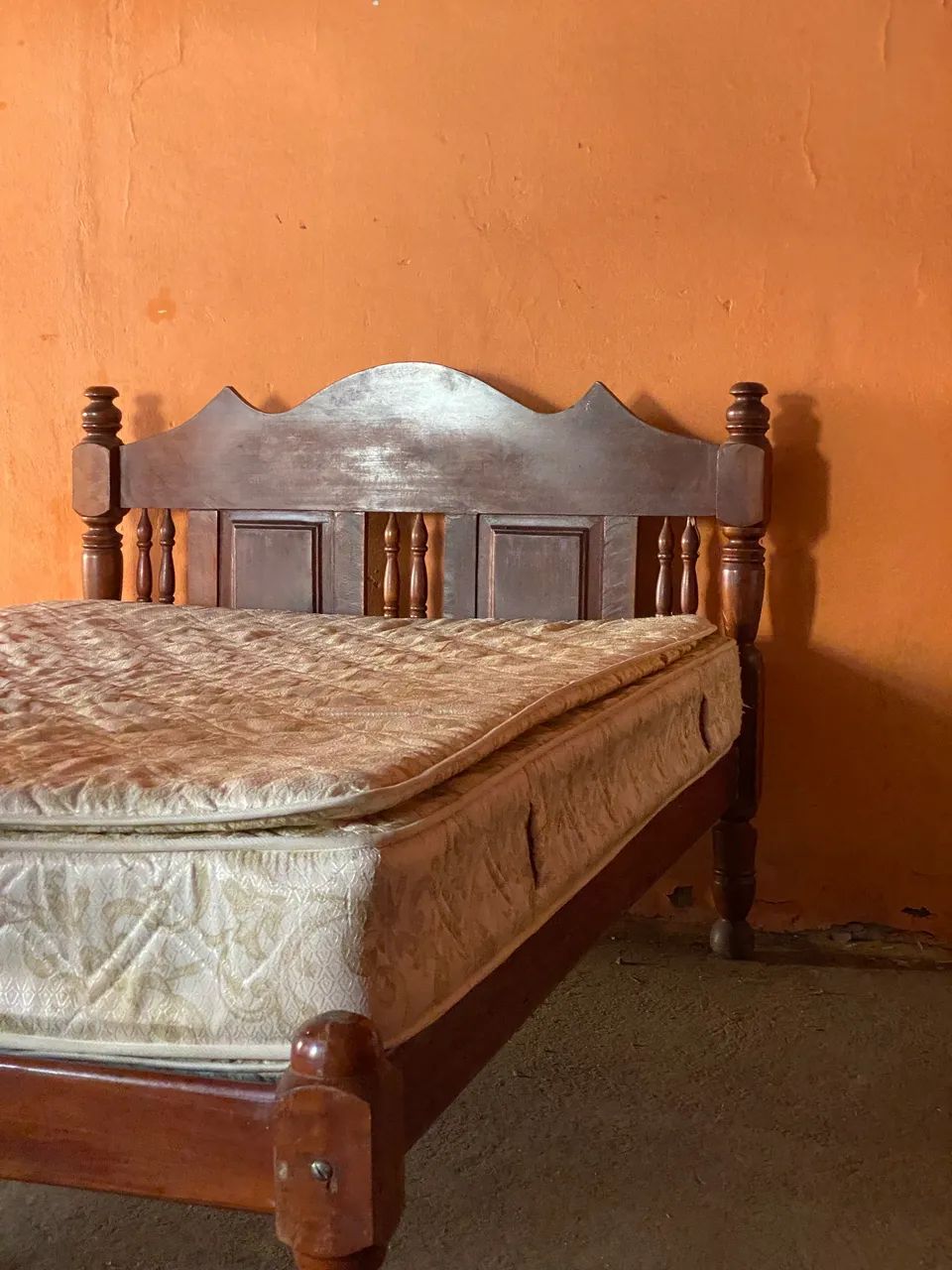Cama Casal de Madeira Maciça + Colchão | Muito Resistente - Foto 3