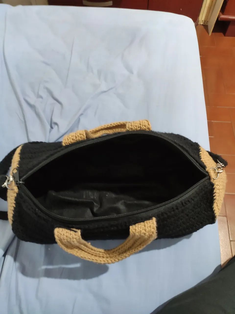 Duffle bag de crochê - Foto 2