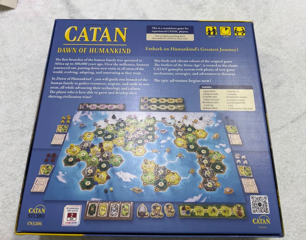 Catan: Dawn of Humankind - jogo tabuleiro - Foto 2