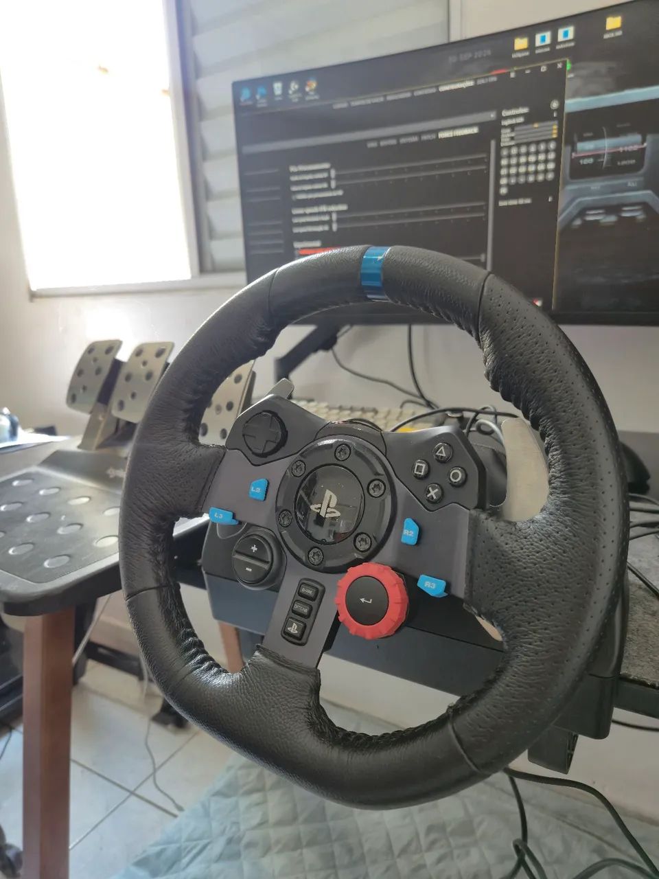 Volante Logitech G29 + Câmbio