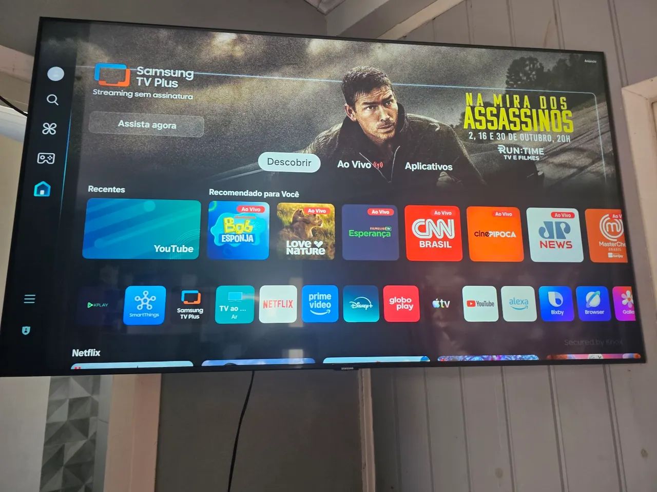 TV SAMSUNG 55 4K SEMI NOVA 