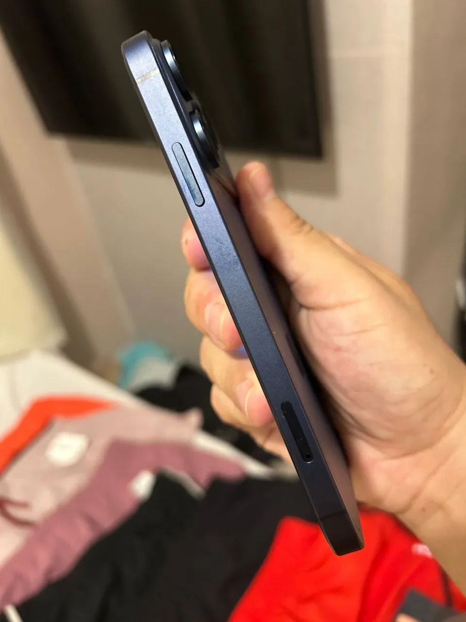 iPhone XR na carcaça do 17 pro azul - Foto 5