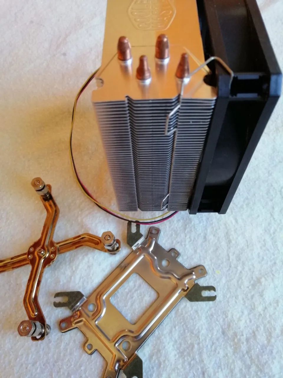 COOLER para processador INTEL - marca COOLER MASTER" ventoinha com com servo motor 