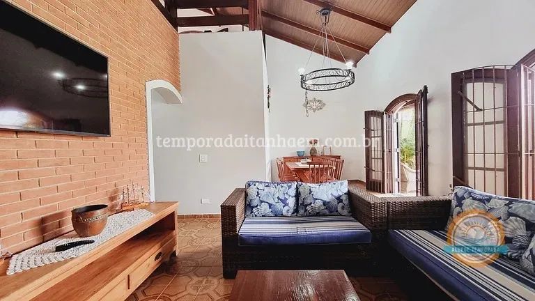 Piscina, Lareira, bilhar, área gourmet, Wi-Fi, 4dorm,  200mts Mar - Foto 9