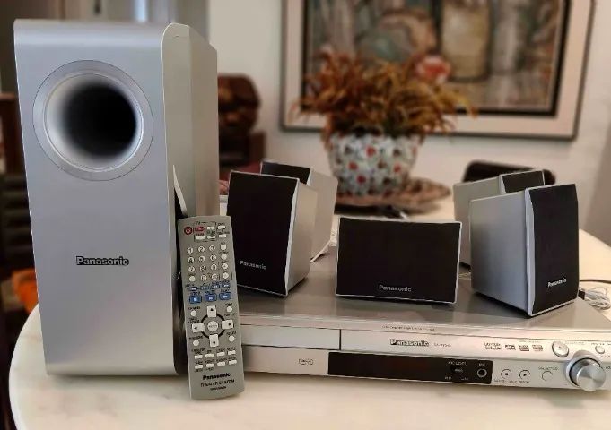 Receiver Panasonic SA-HT340 c 5 caixas acústicas e um subwoofer, 330W RMS - Foto 2