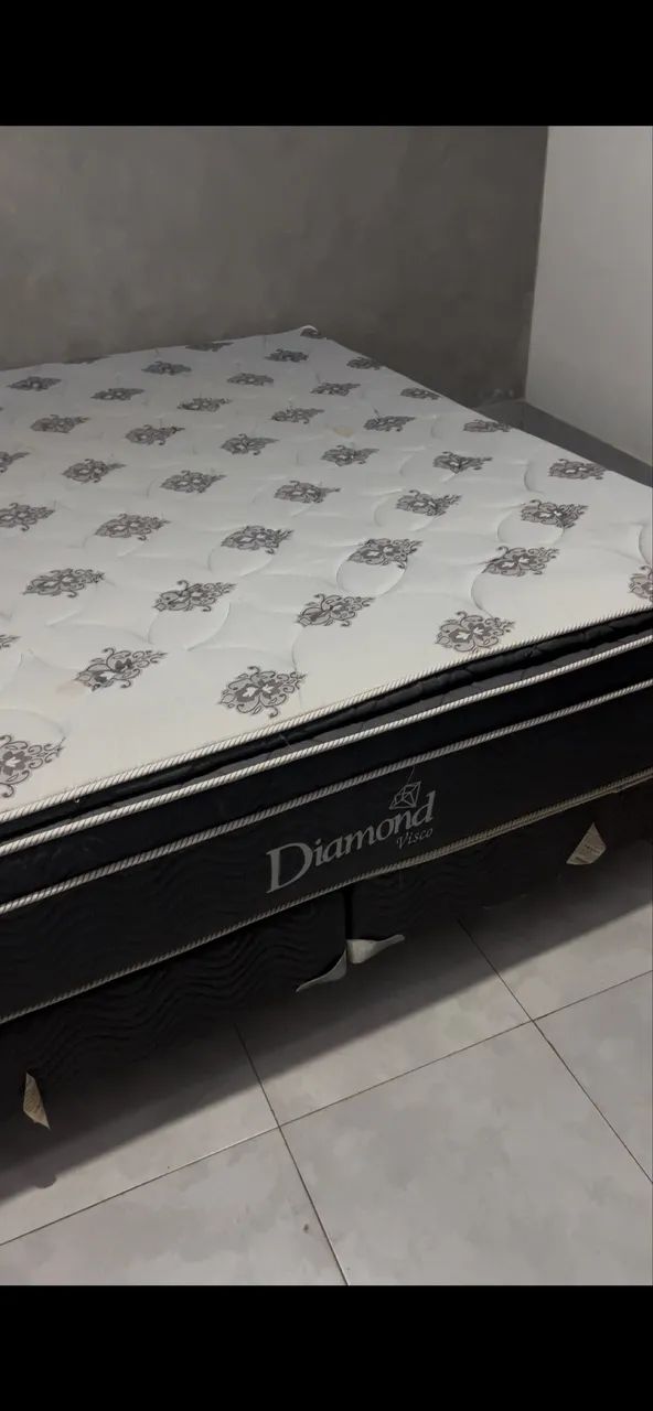 Cama box + colchão King Diamond ultraflex  - Foto 3