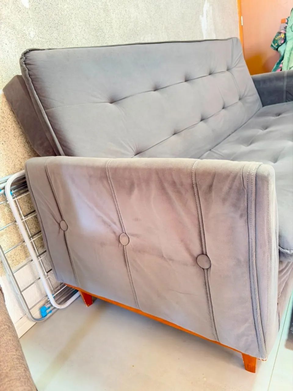 Sofá cama 3 luagres casal reclinável - Foto 4