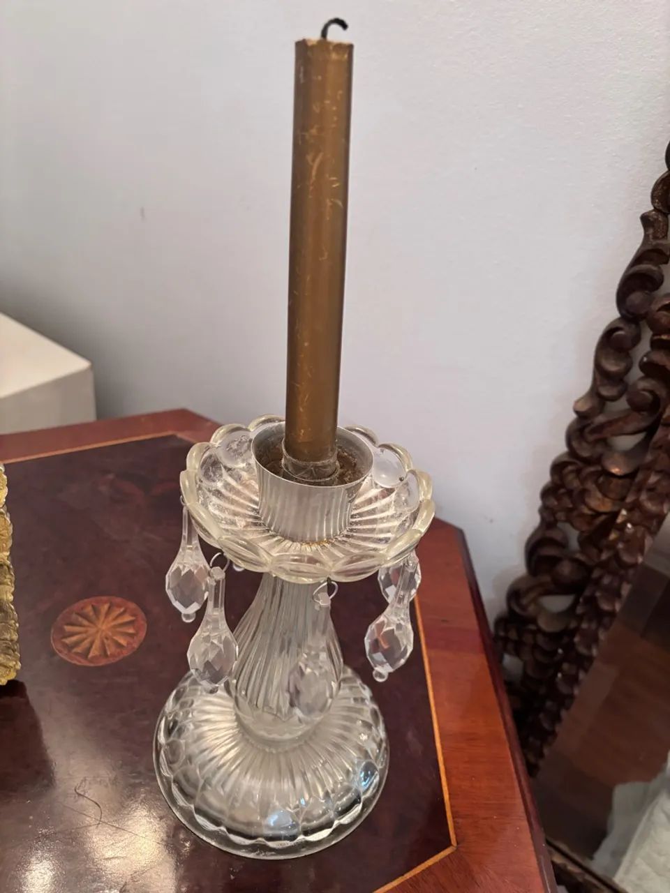 Candelabro com pingentes  - Foto 2