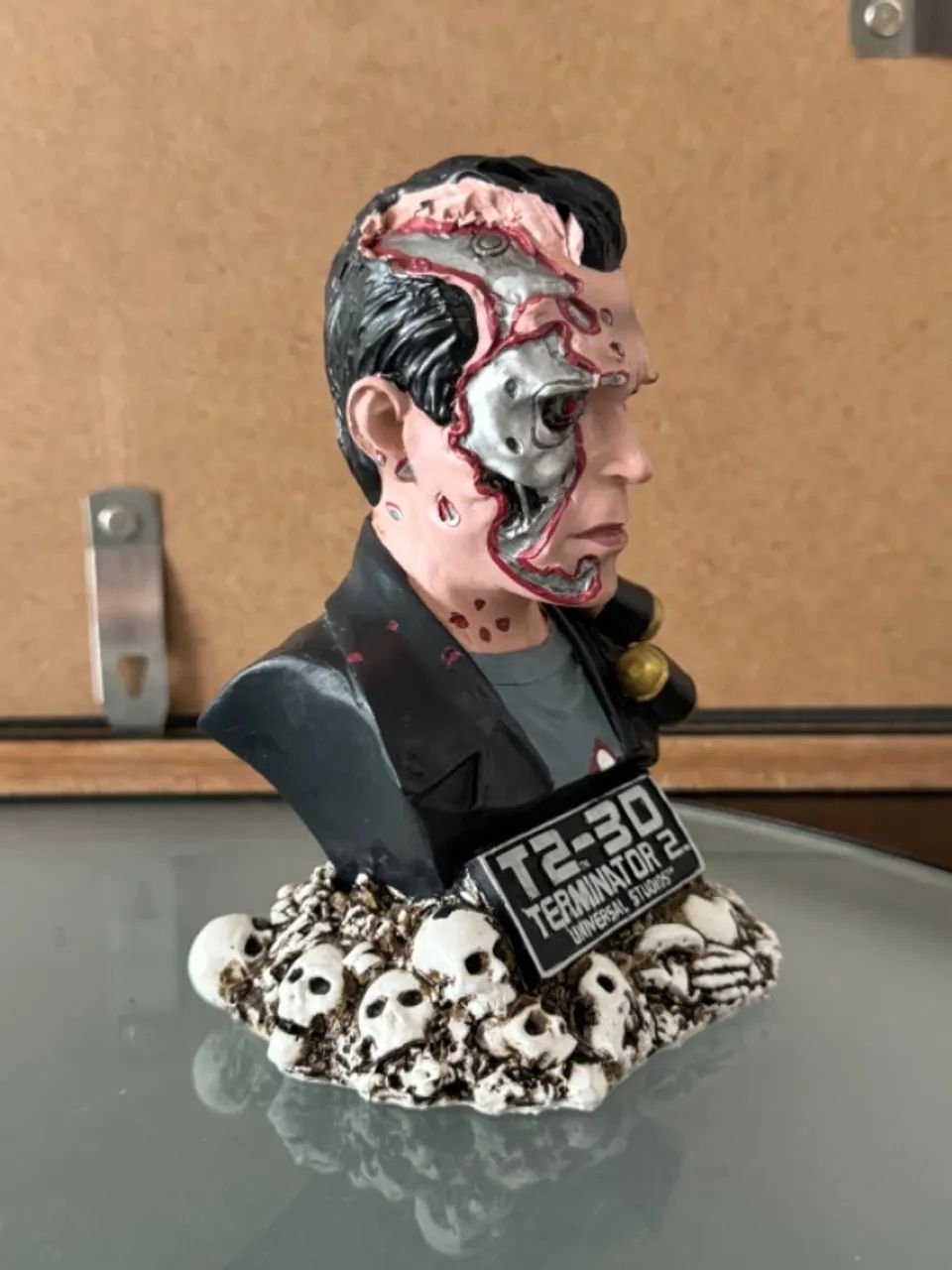 Externaminador do futuro busto de Arnold Schwarzenegger de 13cm - Foto 2