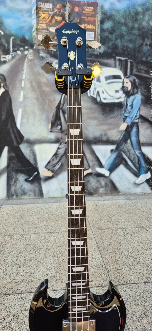 Baixo Epiphone Eb3 SG + hardcase hack KGB - Foto 4