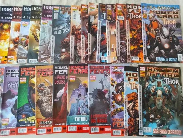 Gibi Coleção Clássica Marvel Homem De Ferro & Thor - Foto 3