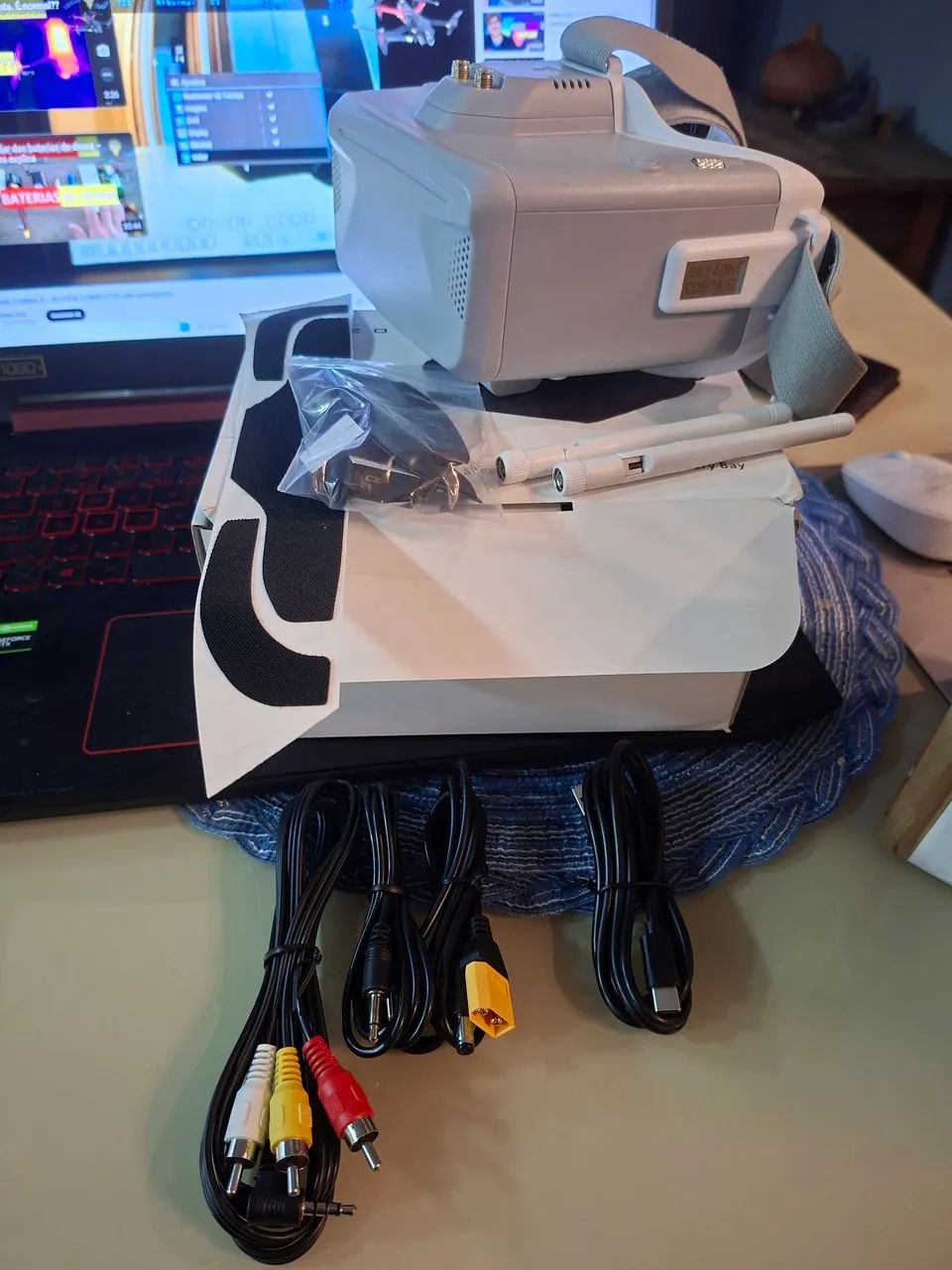 Óculos fpv skyzone cobra sd - Foto 2