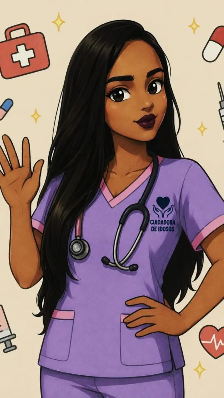 Cuidadora de idosos e acompanhante hospitalar 
