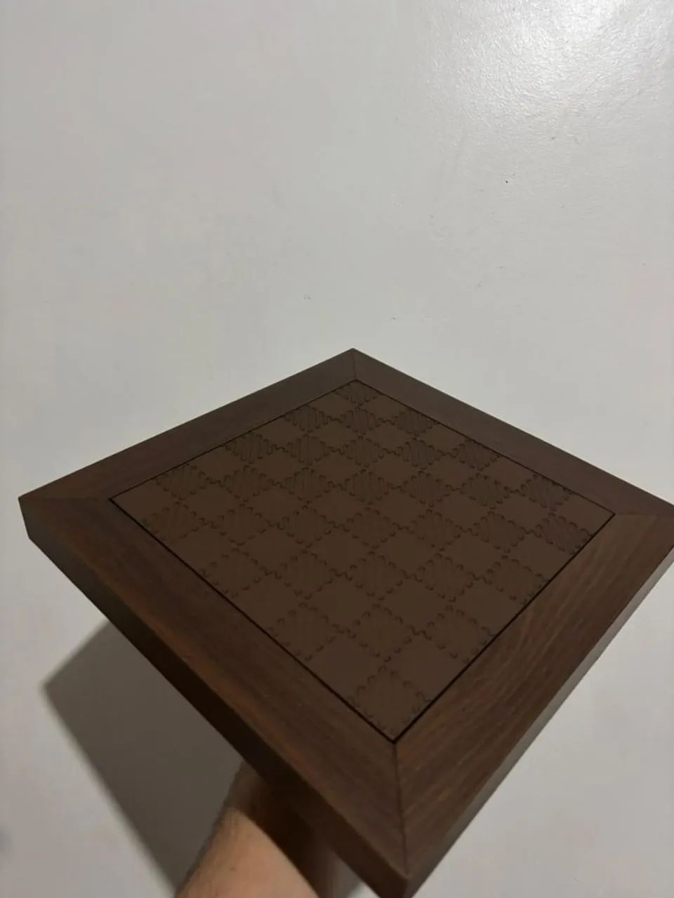 JOGO DE DAMA EM MADEIRA - Foto 2