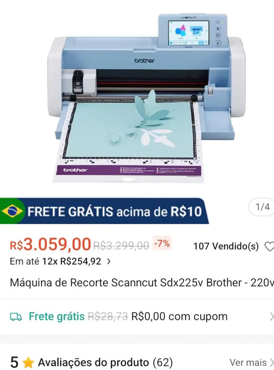 Máquina de recorte semi nova  - Foto 4