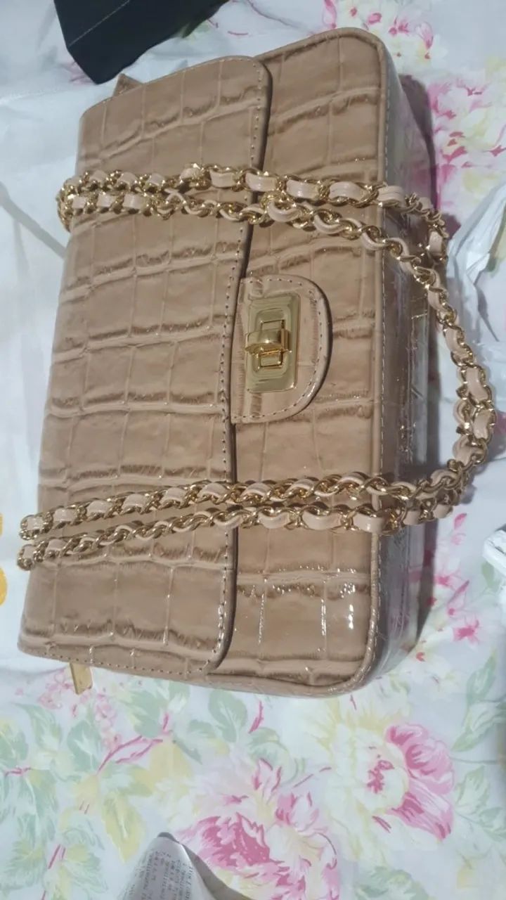 Bolsa de Couro Scamboo - Nova, nunca usada - Foto 2