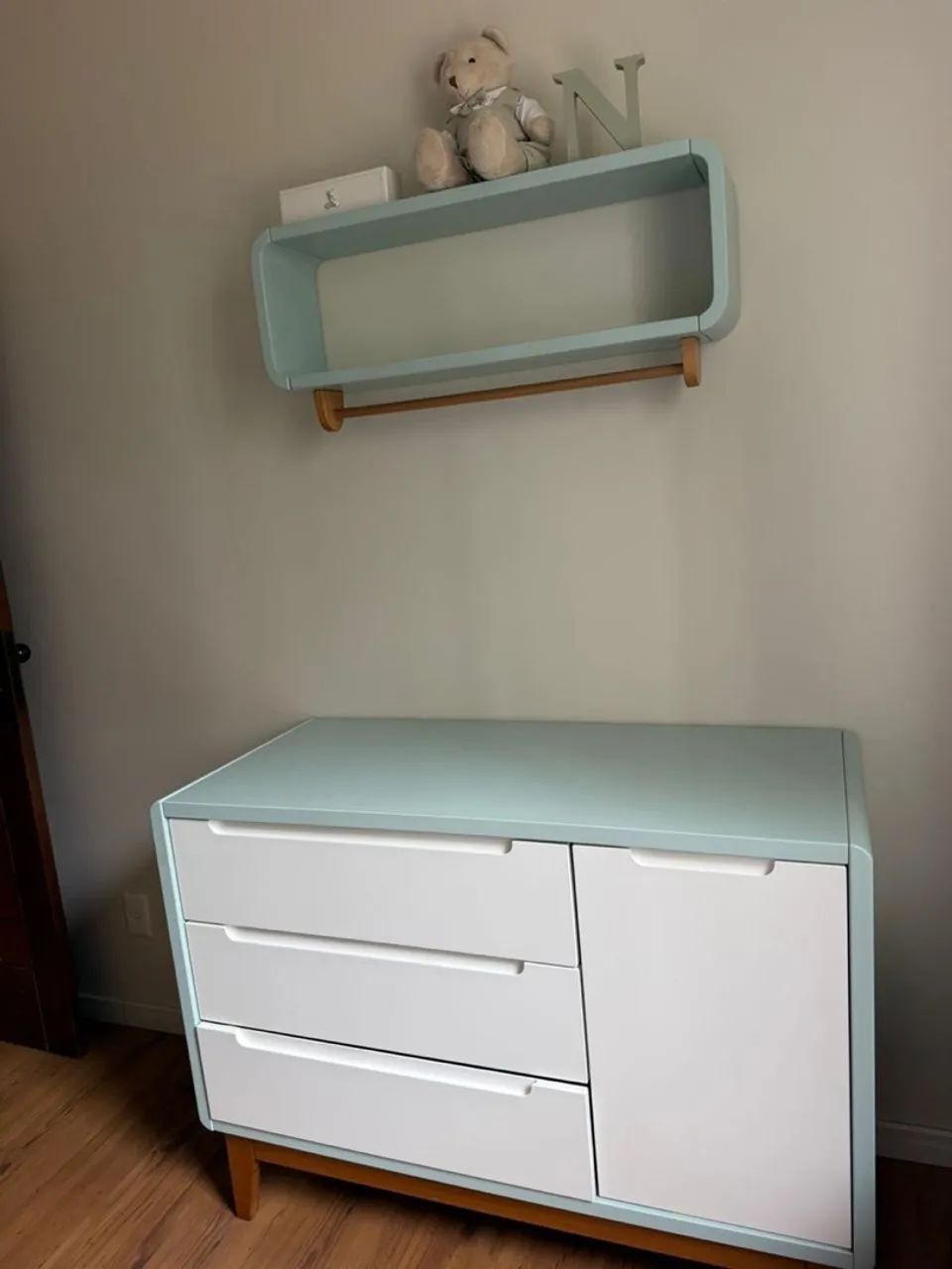 Cômoda infantil e prateleira da  linha bo - Foto 2