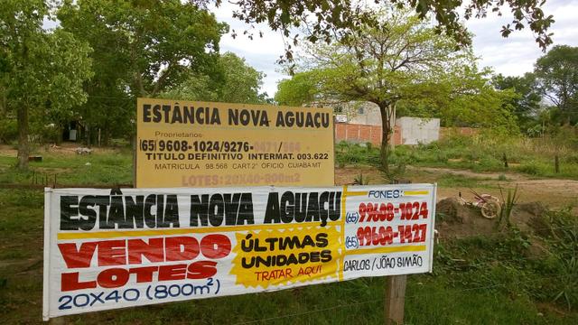 Vendo Lotes Rural 20x40 (800 mtrs2)