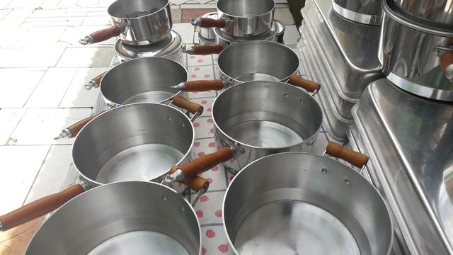 Panelas cabuda alumínio Grosso - Foto 4