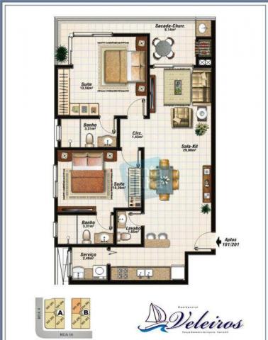 Apartamento residencial à venda, balneário dos açores, florianópolis. - Foto 3