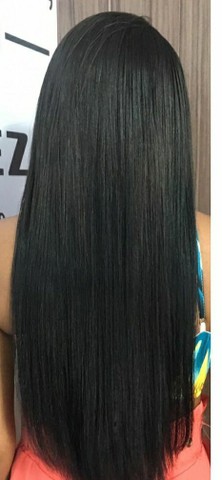 Vendo 200 gramas de cabelo liso 60 cm  - Foto 4