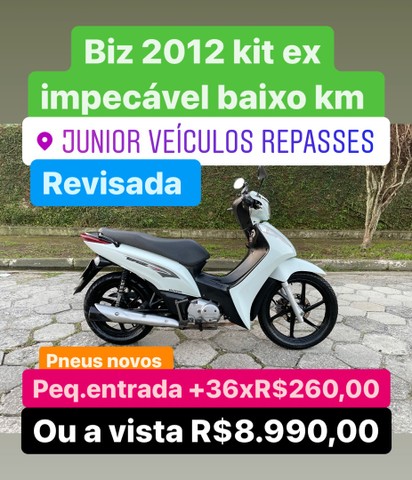 BIZ 2012 KIT EX IMPECÁVEL REVISADA BAIXO KM