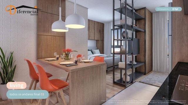 Studio à venda, 25 m² por R$ 261.900,00 - Tingui - Curitiba/PR - Foto 14