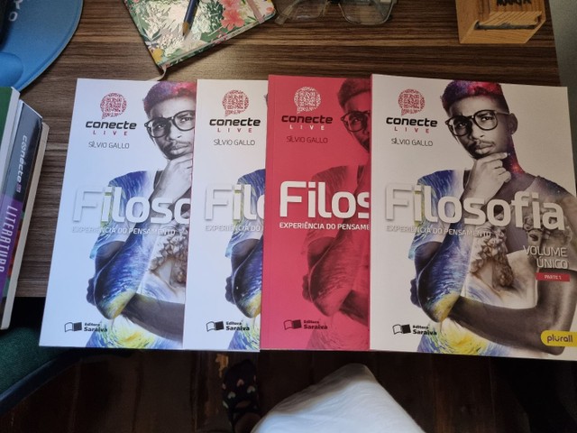 Livro de filosofia experiência do conhecimento volume único conect