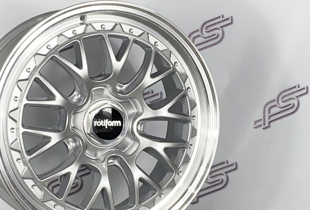 Rodas Rotiform LSR Prata Borda Diamantada 5x112 - 19x8,5