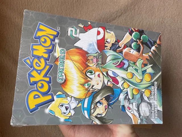 Mangá Pokémon Emerald volumes 1, 2, 3 Coleção Completa - Livros e