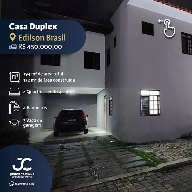 Casas à venda na Avenida Edilson Brasil Soares em Fortaleza, CE