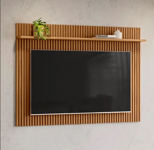 Slatted Panel with Shelf 1.80m t43