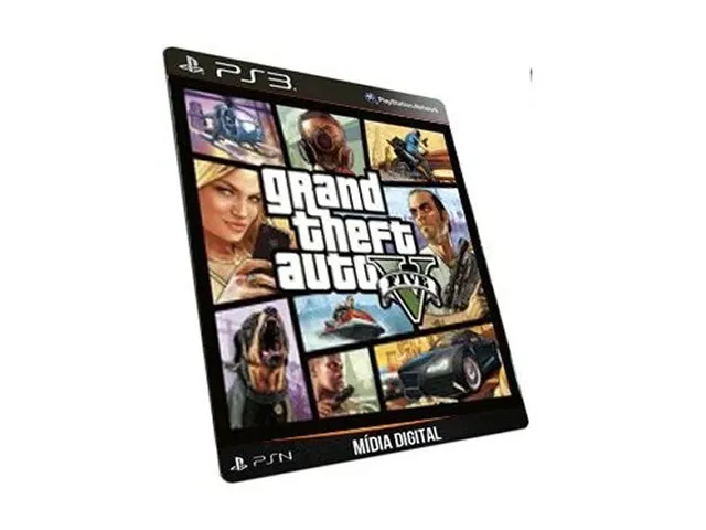 Grand Theft Auto V Gta 5 Ps4 Jogo Digital Português Brasil