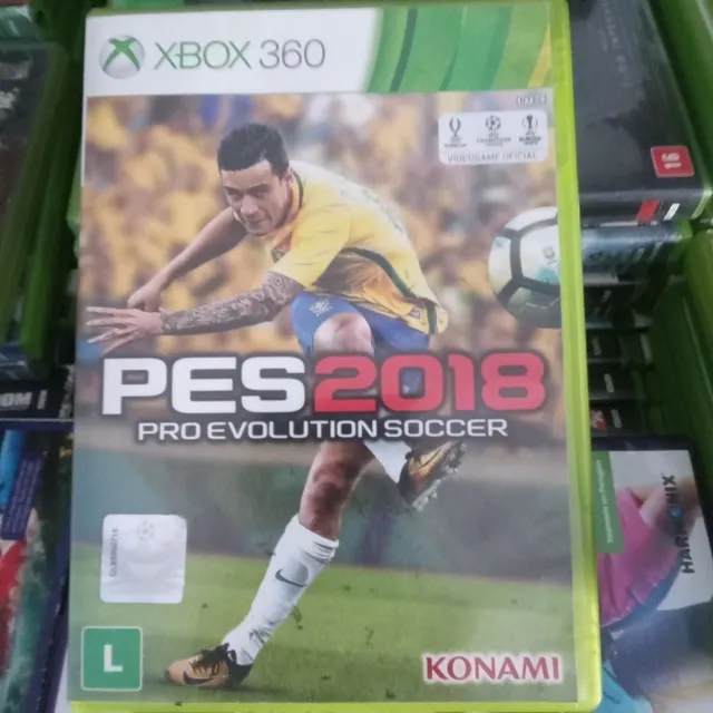 Jogo PES 2018 Xbox 360 Mídia Física Original (Lacrado)