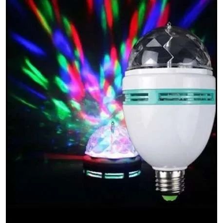 Lampada festa RGB Giratória - Foto 2