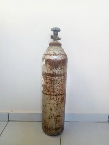 Cilindro de gás C02 6kg de ferro para chopp solda ou aquario