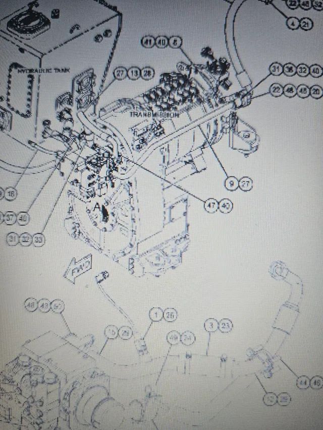 Pa carregadeira trator esteira caterpillar mangueira nova original 2432746 - Foto 6