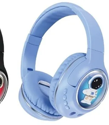 Fone de Ouvido Bluetooth Kapbom KA9901 Astronauta, Design Inovador, Som de Qualidade