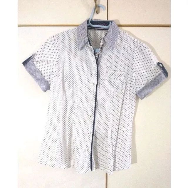 camisa estampa de bolinhas 38 - Foto 5