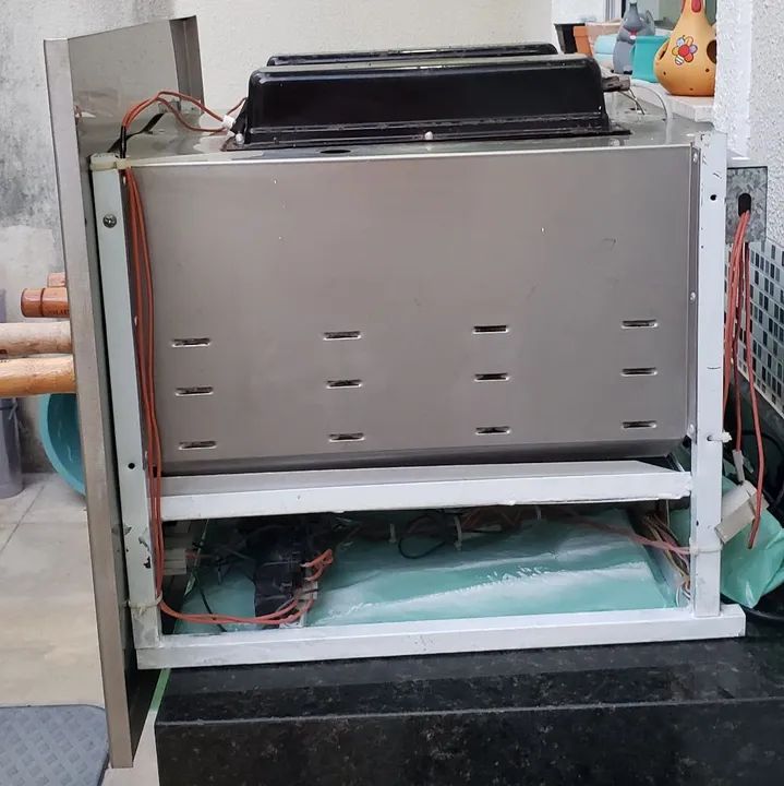 FoChurrasqueira elétrica rotativa completo semi-novo - Foto 3