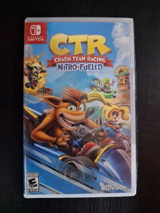 Promoção Jogo CTR Nitro Fueled Nintendo Switch Lacrado( ACEITO CREDISHOP)