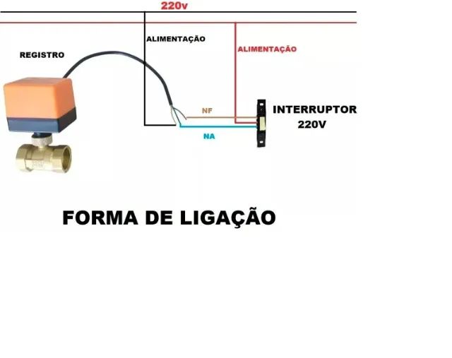 registro válvula elétrico 220v - 2 polegadas - Foto 3