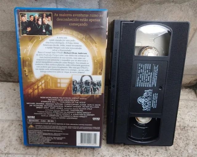Filme Vhs Stargate Sg.1 Herdeiros Dos Deuses ( Legendado )  - Foto 3
