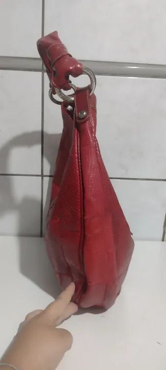 Bolsa Saco de couro Carmen Steffens  - Foto 6