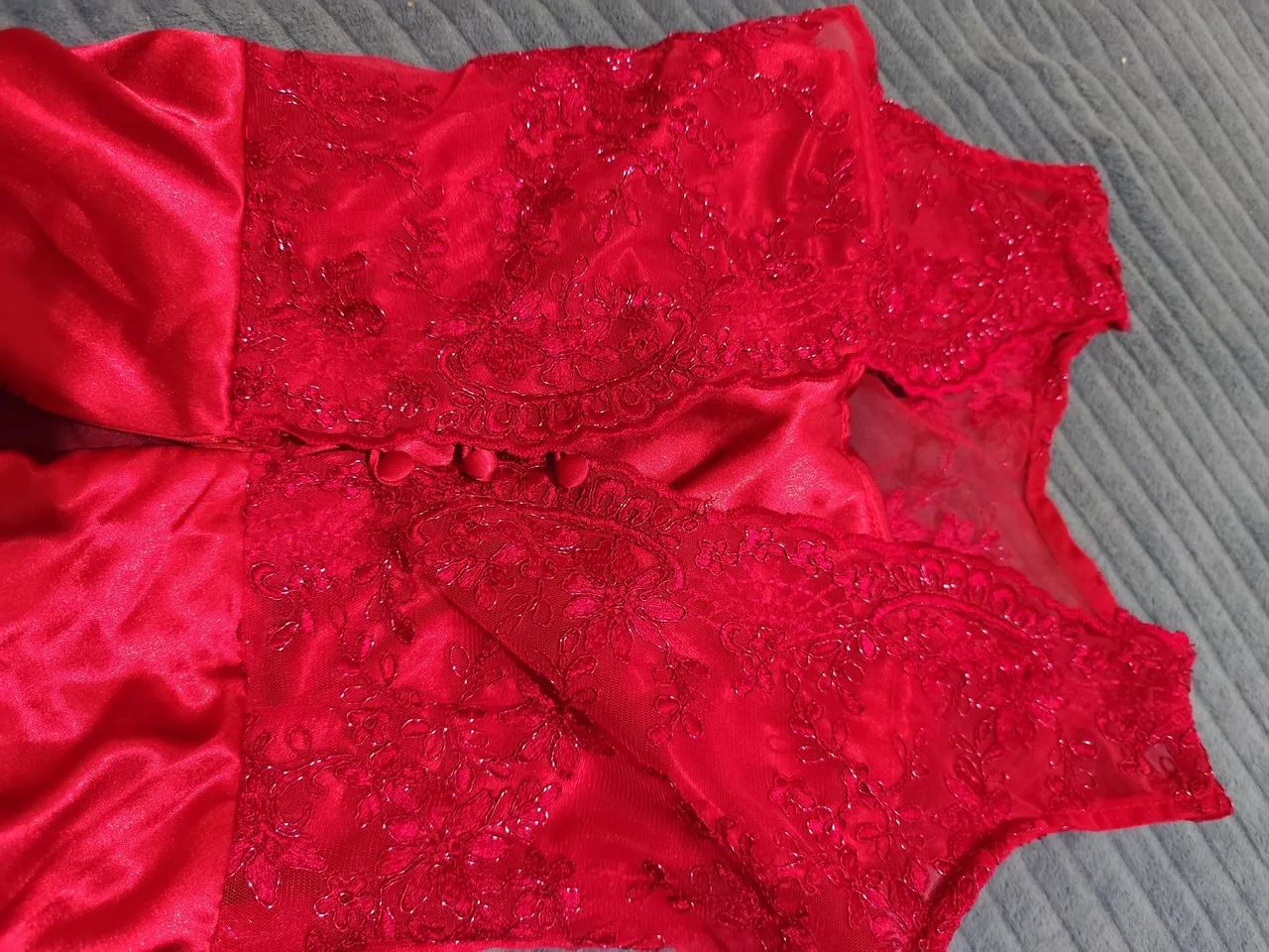 Vestido festa vermelho - Foto 3