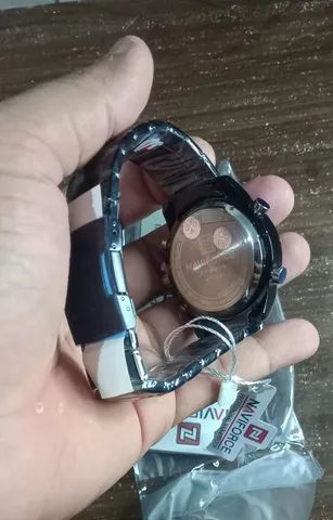 Relógio naviforce de aço inoxidável aprova de água  - Foto 3
